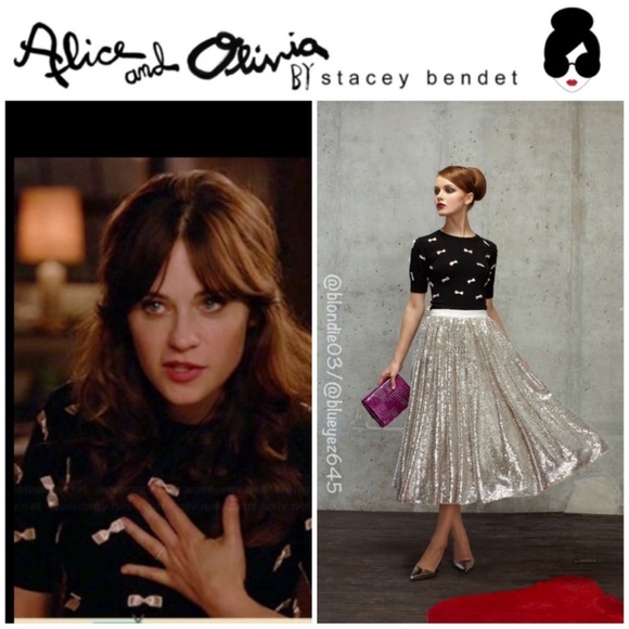 Alice and Olivia Ciara Bow Embellished Sweater - Picture 4 of 12